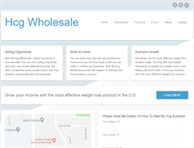 Tablet Screenshot of myhcgwholesale.bluelineproducts.com